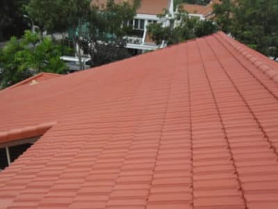 Pitch roof project B (After) - Waterproofing Contractor Singapore
