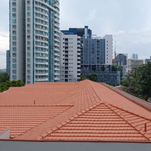 completed roof tile waterproofing