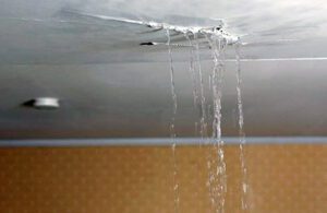 water dripping from ceiling