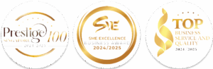 secure waterproofing awards badges