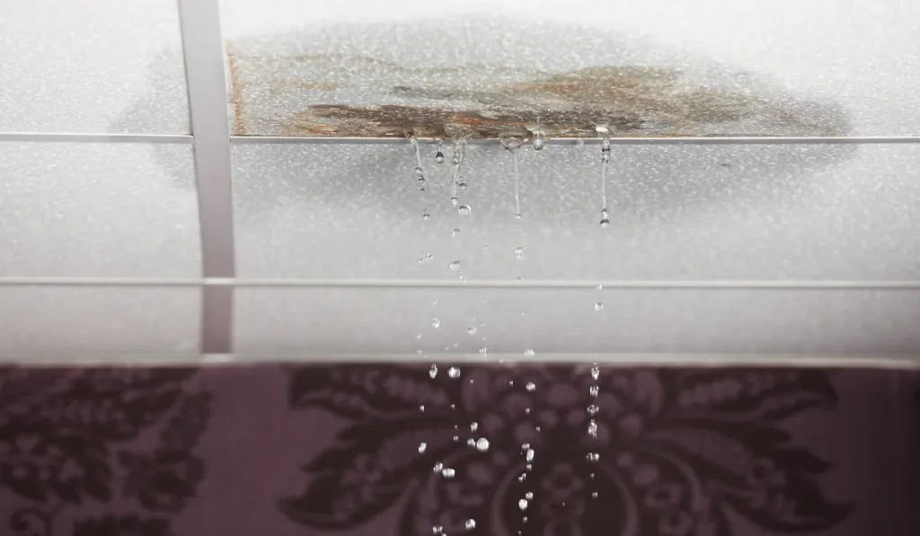 water leaking