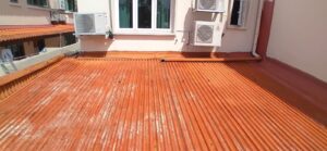 damaged metal roof leaking