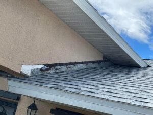 Roof–wall intersections leaking
