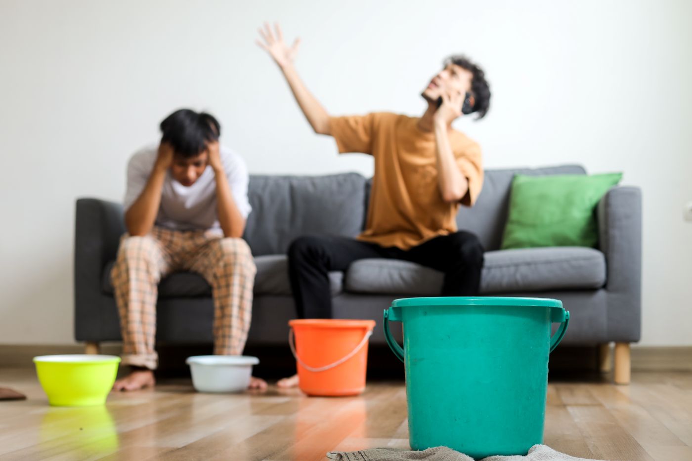 flat roof water ponding