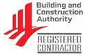Building and Construction Authority (BCA) Registered Contractor logo, representing a qualified waterproofing specialist.