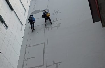 Cement Patch-up works at Chai Chee