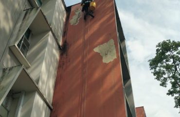 external facade waterproofing and repair works in East Singapore